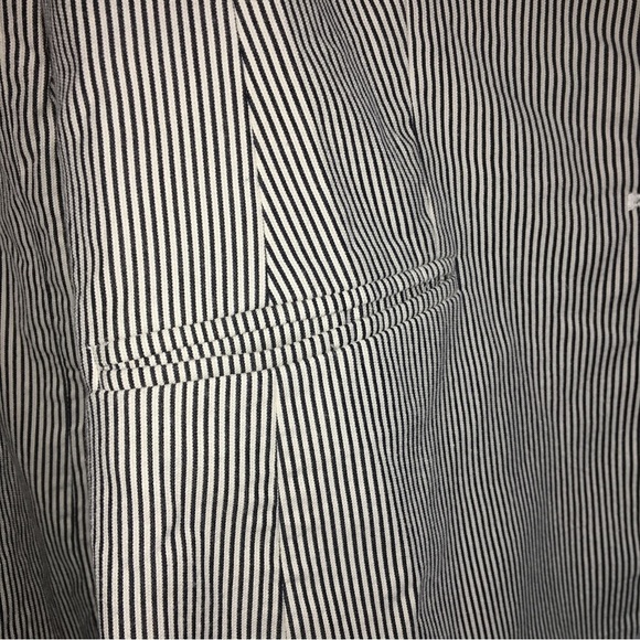 J Crew Black and White Stripe Button Blazer women’s size 8 NWOT - Picture 5 of 7